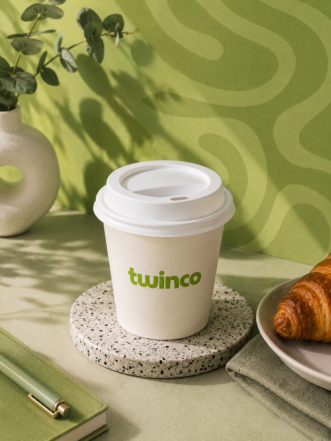 Tapa Para Vaso De Carton 90Mm