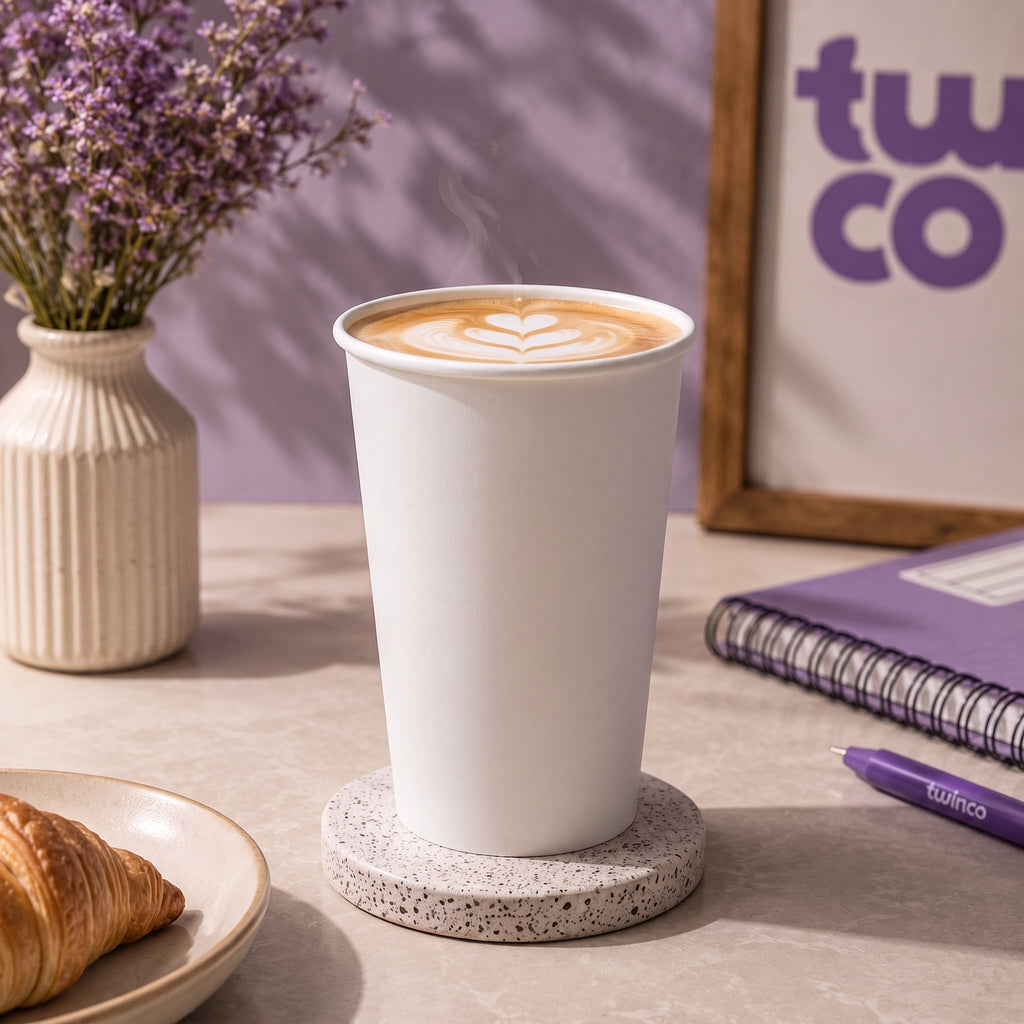 Vaso Carton 90Mm en 12 OZ – Twinco, empaque desechable personalizado al mayoreo