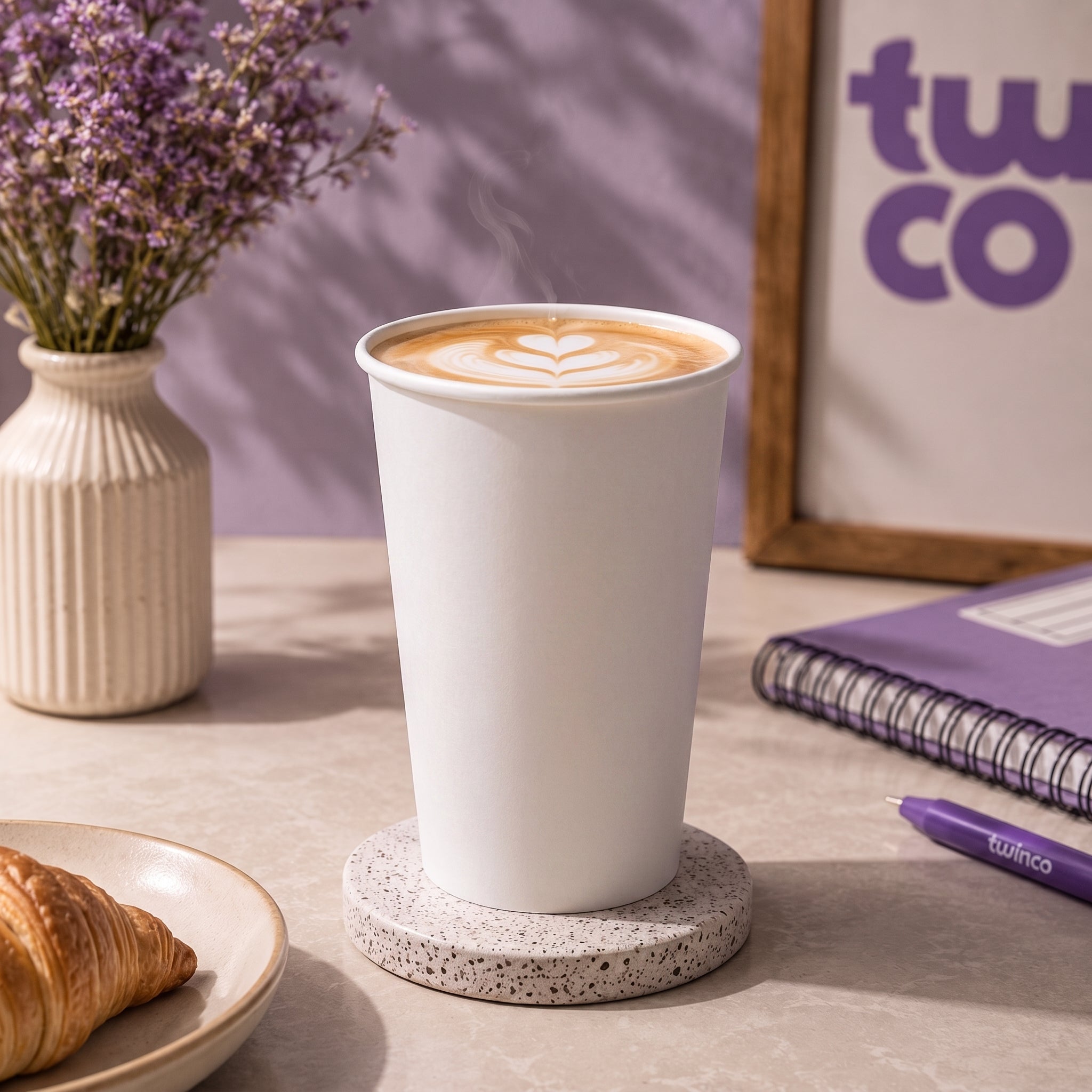 Vaso Carton 90Mm en 12 OZ – Twinco, empaque desechable personalizado al mayoreo