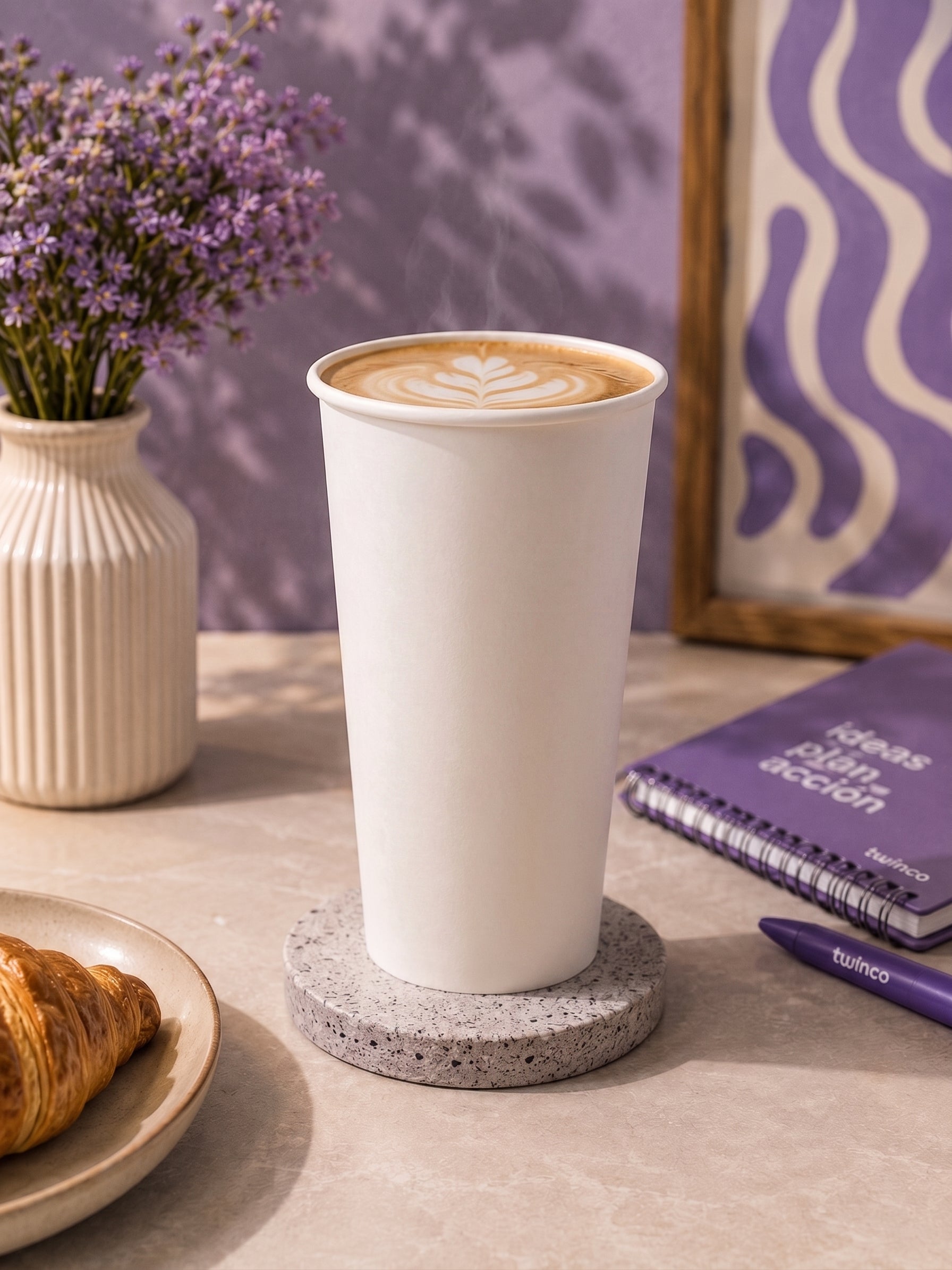 Vaso Carton 90Mm en 16 OZ – Twinco, empaque desechable personalizado al mayoreo