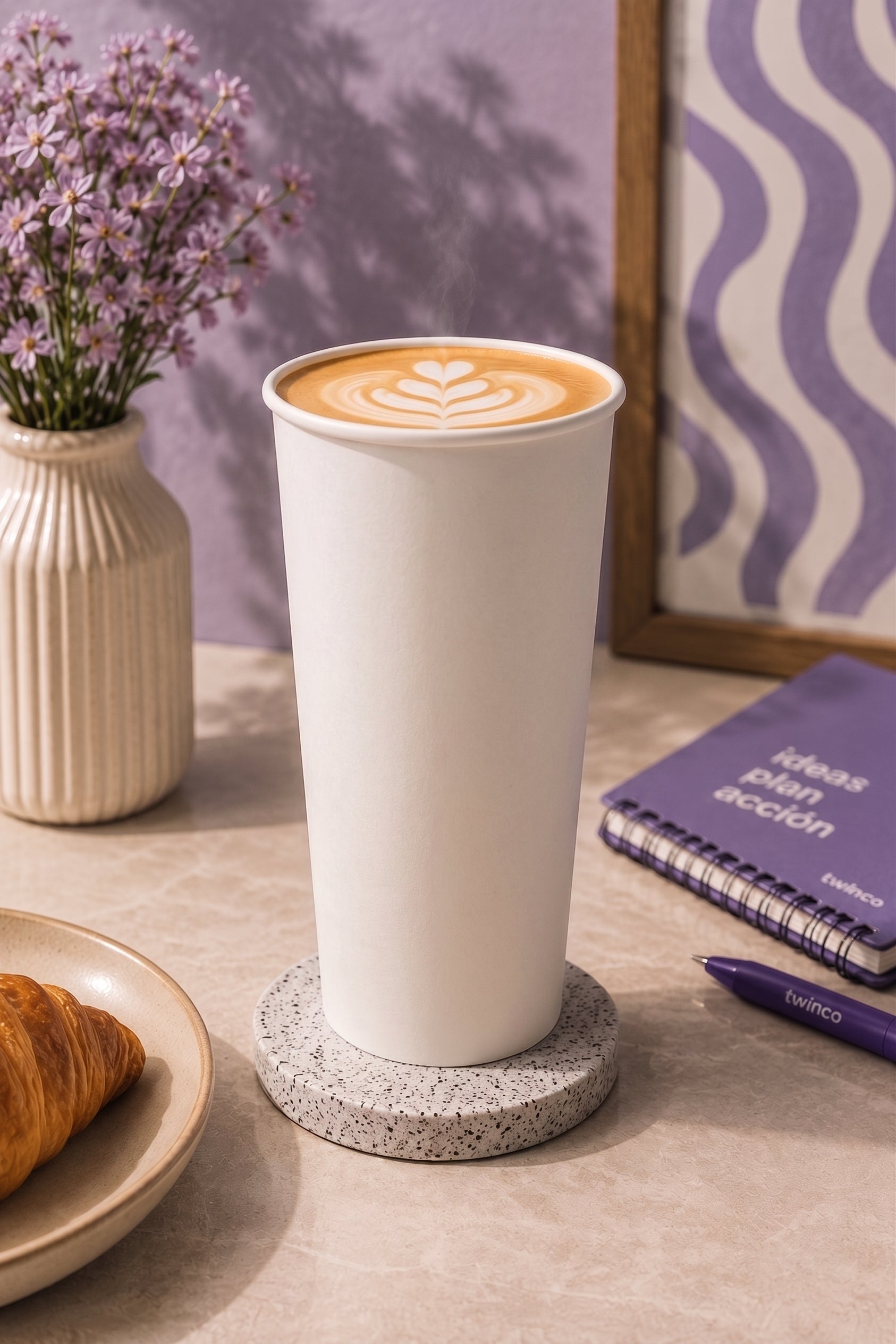 Vaso Carton 90Mm en 20 OZ – Twinco, empaque desechable personalizado al mayoreo