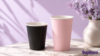 Vaso Carton Color 90Mm – Twinco, empaque desechable personalizado al mayoreo