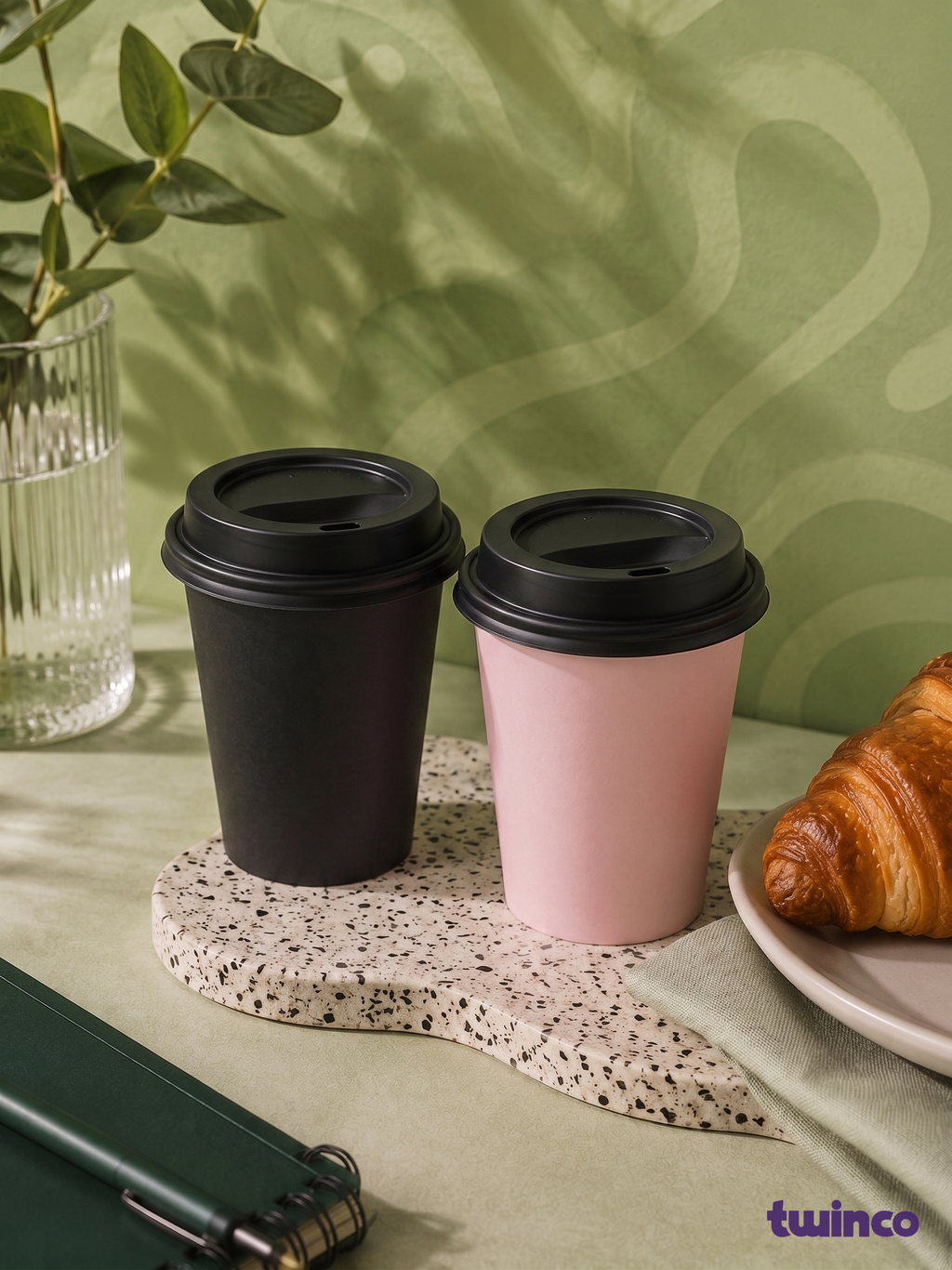 Vaso Carton Color 90Mm – Twinco, empaque desechable personalizado al mayoreo