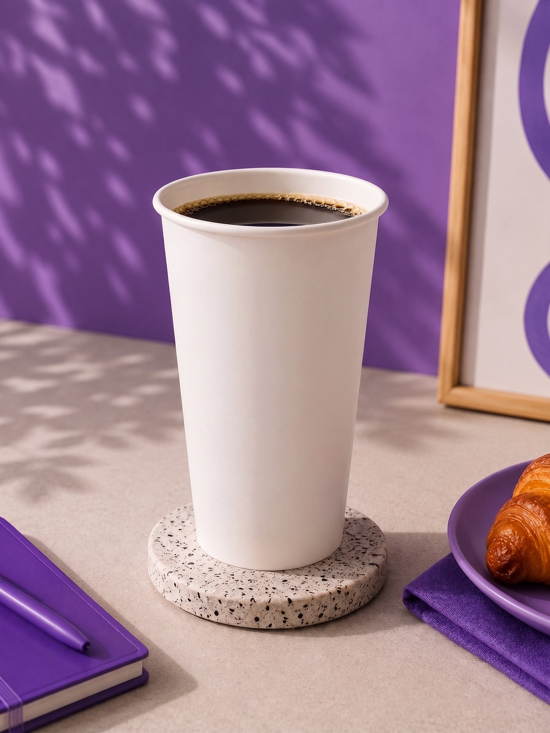 Vaso Carton Doble Pared 90Mm en 12 OZ – Twinco, empaque desechable personalizado al mayoreo