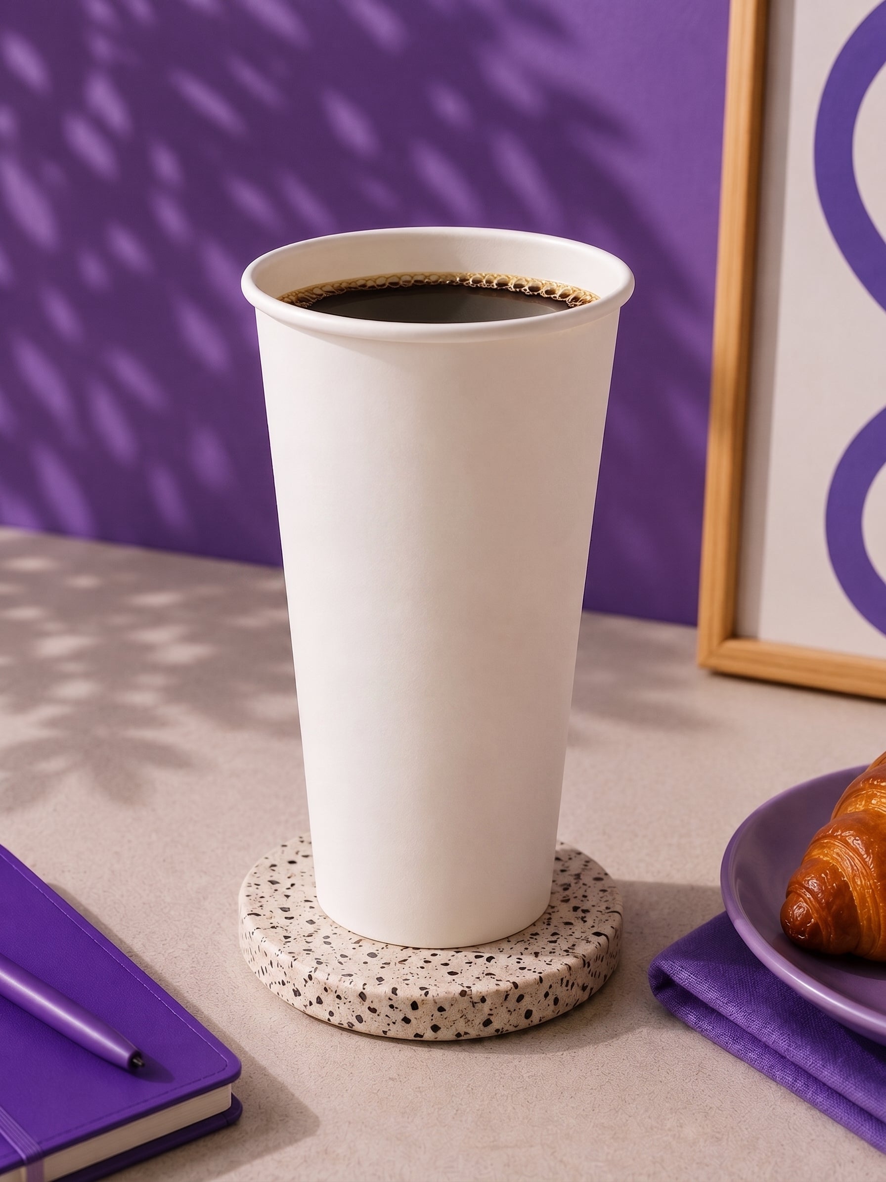 Vaso Carton Doble Pared 90Mm en 16 OZ – Twinco, empaque desechable personalizado al mayoreo