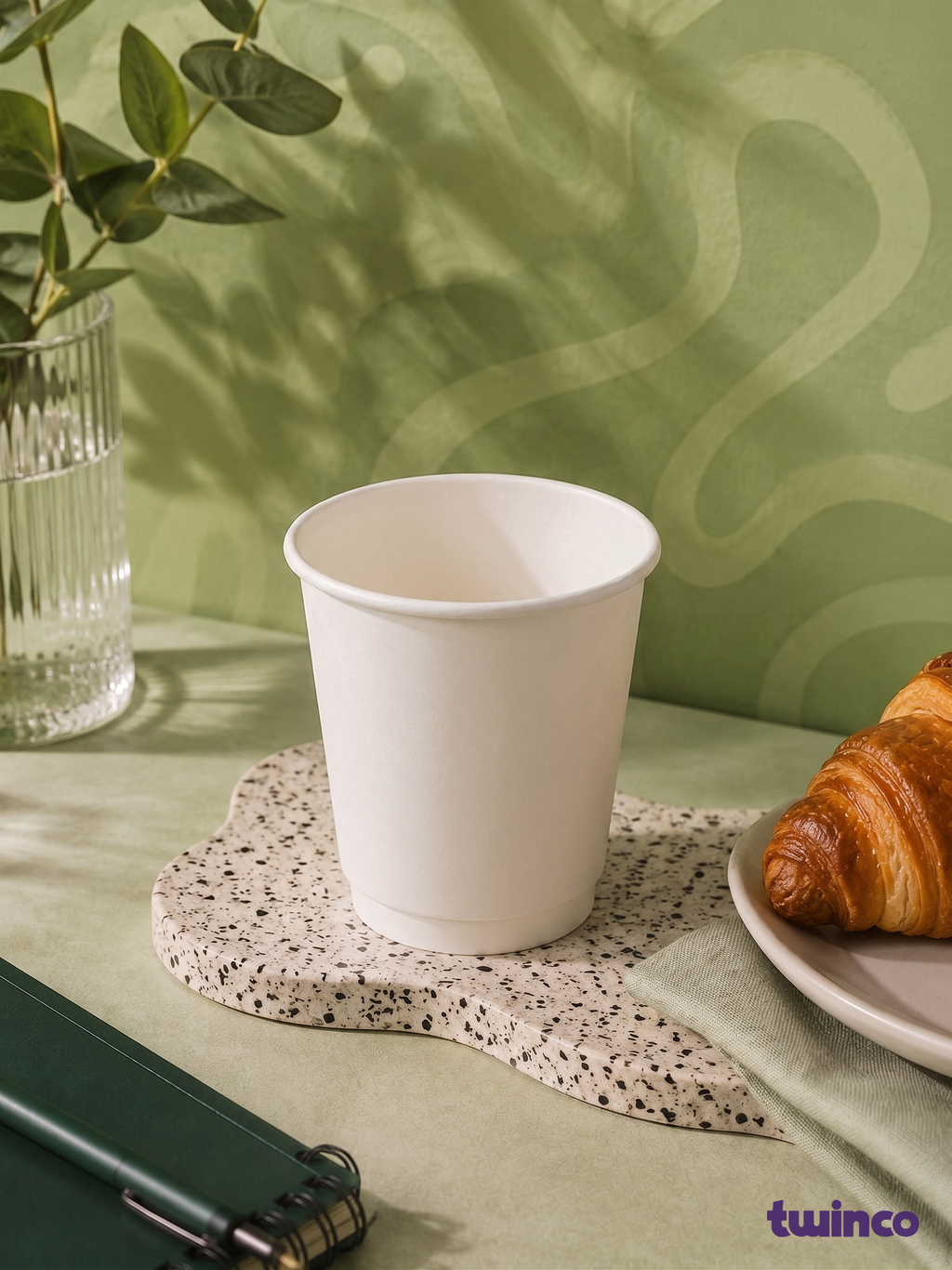 Vaso Carton Doble Pared 62Mm – Twinco, empaque desechable personalizado al mayoreo