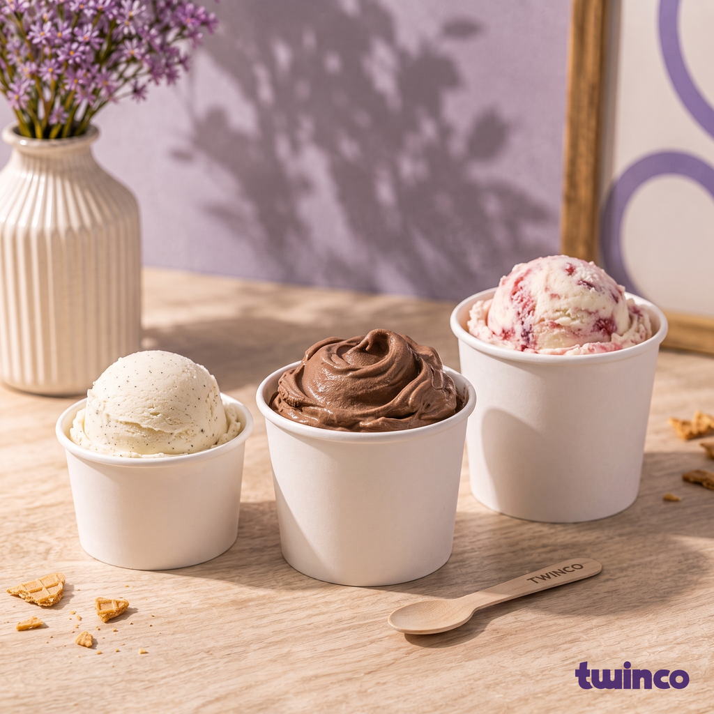 Vaso Para Helado – Twinco, empaque desechable personalizado al mayoreo